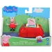 Świnka Peppa: Zestaw z małym czerwonym autem i figurką Świnki Peppy - Hasbro