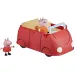 Świnka Peppa: zestaw figurek Peppy i czerwonego samochodu rodzinnego - Hasbro