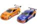 Szybcy i wściekli: 2001 Nissan Silvia S15 i Toyota Supra zestaw 2 sztuki w skali 1/32 - Jada Toys