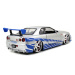 Szybcy i wściekli: model samochodu Briana — 2002 Nissan Skyline GT-R (BNR34) w skali 1:24 - Simba Toys