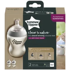 Tommee Tippee: Closer To Nature ANTI-COLIC butelki 260 ml, zestaw 2 szt. (0 m+) zdjęcie 1