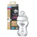 Tommee Tippee: Closer To Nature przezroczysta szklana butelka do karmienia 250ml (0m+)