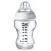 Tommee Tippee: Closer To Nature przezroczysta szklana butelka do karmienia 250ml (0m+)