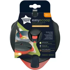 Tommee Tippee: miseczka do karmienia Easyscoop z pokrywką i łyżeczką