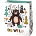 Torba prezentowa z motywem misia Be Wild, normalny rozmiar 11x6x14 cm