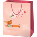 Torebka prezentowa w rozmiarze standardowym z motywem jamnika 11×6×14 cm