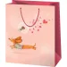 Torebka prezentowa w rozmiarze standardowym z motywem jamnika 11×6×14 cm