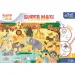 Treflik safari SuperMaxi dwustronne puzzle 3 w 1, 24 elementy