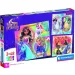 Unicorn Academy puzzle Supercolor 3x48 elementów - Clementoni
