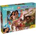 Vaiana 2 w 1: puzzle 48 elementów i kolorowanka 35x25 cm - Lisciani