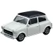 Welly: Mini Cooper 1300 biały metalowy model samochodu w skali 1/64