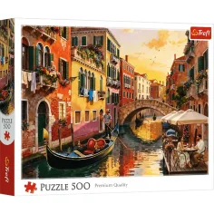 Wenecja o zachodzie słońca — puzzle 500 elementów, jakość premium – Trefl