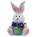 Wielkanocny wesoły ceramiczny zając w różnych wariantach 10 cm