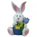 Wielkanocny wesoły ceramiczny zając w różnych wariantach 10 cm