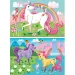 Wierzę w jednorożce Supercolor 2 w 1 puzzle 2x20 elementów - Clementoni