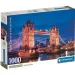 Wieża Tower Bridge nocą HQC 1000-elementowe puzzle z plakatem - Clementoni