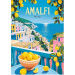 Włochy Amalfi plakaty vintage – puzzle Premium Plus, 1000 elementów - Trefl