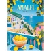 Włochy Amalfi plakaty vintage – puzzle Premium Plus, 1000 elementów - Trefl zdjęcie 2