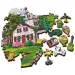 Wood Craft: Letnia przystań drewniane puzzle 500+1 szt. - Trefl