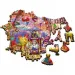 Wood Craft: Magiczny świat - drewniane puzzle 500+1 elementów - Trefl