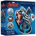 Wood Craft: Marvel - Kapitan Ameryka 160-elementowa premium drewniana układanka - Trefl