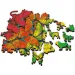 Wood Craft: Tęczowe motyle drewniane puzzle 500+1 szt. - Trefl