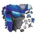Wood Craft: Transformers Optimus Prime 500+5 elementów premium drewniane puzzle - Trefl