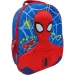 Wspaniały trójwymiarowy zaokrąglony plecak szkolny Spider-Man, 26x10x32 cm