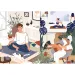 Yoga, Koty, Kawa Spokój umysłu 1000-elementowe puzzle UFT - Trefl