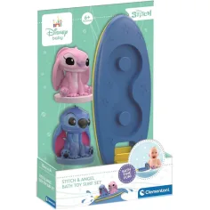 Zabawka do kąpieli Stitch i Angel z deską surfingową - Clementoni baby zdjęcie 1