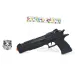 Zabawka pistolet z odznaką