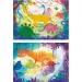 Zabawne dinozaury Supercolor 2 w 1 puzzle 2x20 elementów - Clementoni