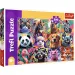Zabawne portrety zwierząt puzzle 300 elementów - Trefl