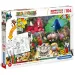 Zafari Double 2 w 1 104-elementowa dwustronna kolorowanka puzzle - Clementoni