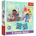 Zestaw 2 w 1 puzzle i karty pamięciowe Disney Lilo &amp; Stitch - Trefl