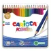Zestaw 24 akwarelowych kredek w metalowym pudełku - Carioca