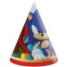 Zestaw 6 czapeczek na przyjęcie Sonic.
