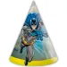 Zestaw 6 papierowych czapeczek imprezowych Batman