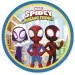 Zestaw 8 papierowych talerzyków Spidey 23 cm.