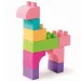 Zestaw budowlany Kids Blocks pastel 50 sztuk - Wader