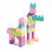 Zestaw budowlany Kids Blocks pastel 50 sztuk - Wader