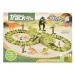 Zestaw do zabawy Dino Park z samochodzikiem i dinozaurami, 140 elementów.
