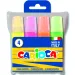 Zestaw kolorowych fluorescencyjnych zakreślaczy 4 szt. - Carioca