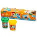 Zestaw mas plastycznych Baby 4x150g - Carioca