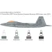 Zestaw modelarski samolotu Italeri 1/72 F-22 Raptor