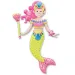 Zestaw naklejek puchatych Syrenka - Melissa &amp; Doug