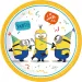 Zestaw papierowych talerzyków z Minionkami, 8 sztuk