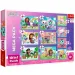 Zestaw puzzli 10 w 1 Domek dla lalek Gabi - Trefl