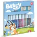 Zestaw stempelków Bluey z flamastrami, 18 szt. - Multiprint