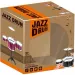 Zestaw zabawkowy czarnych bębnów Jazz Drum na stojaku, 4-częściowy.